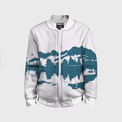 Детский бомбер Лес и озеро