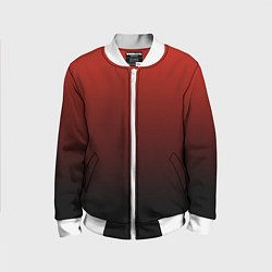 Детский бомбер Red gradient