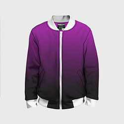 Детский бомбер Purple gradient