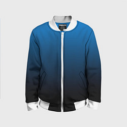 Детский бомбер Blue gradient