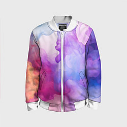Детский бомбер Цветная дымка
