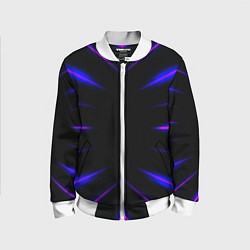 Бомбер детский Color black neon neon, цвет: 3D-белый