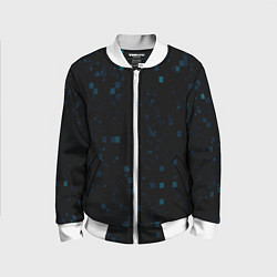 Бомбер детский Color dark blue khaki, цвет: 3D-белый
