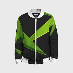 Детский бомбер Geometric neon