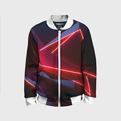 Детский бомбер Neon laser red