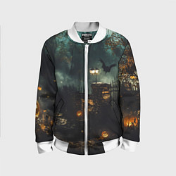 Детский бомбер Ночь тыкв и теней