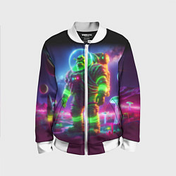 Детский бомбер Космонавт Шрук в неоновом скафандре на загадочной