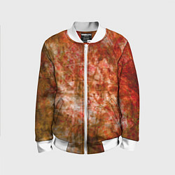 Детский бомбер Абстракция - bright red