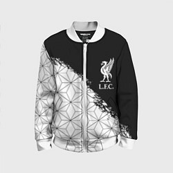 Детский бомбер Liverpool краски текстура геометрия