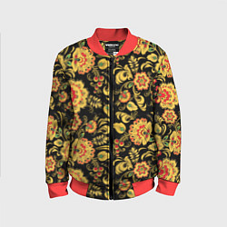 Детский бомбер Хохлома