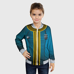 Бомбер детский Overalls 111, цвет: 3D-серый — фото 2