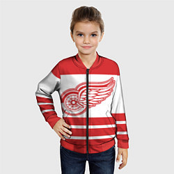 Бомбер детский Detroit Red Wings, цвет: 3D-красный — фото 2