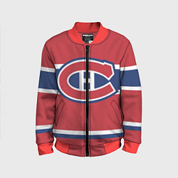 Бомбер детский Montreal Canadiens, цвет: 3D-красный