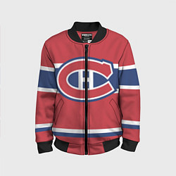 Бомбер детский Montreal Canadiens, цвет: 3D-черный