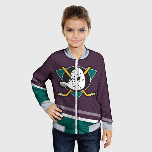 Детский бомбер Anaheim Ducks Selanne / 3D-Серый – фото 4