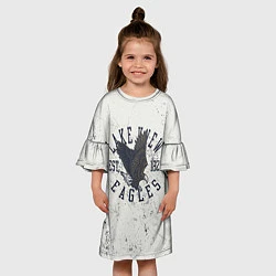 Платье клеш для девочки Team t-shirt 8, цвет: 3D-принт — фото 2