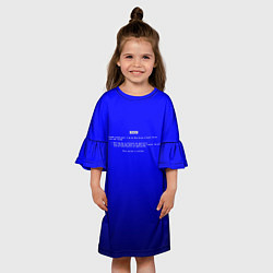 Платье клеш для девочки BSOD, цвет: 3D-принт — фото 2
