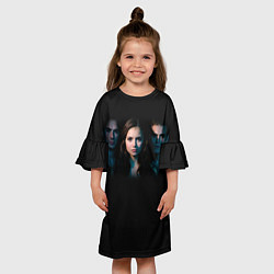 Платье клеш для девочки Vampire Trio, цвет: 3D-принт — фото 2