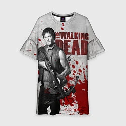 Платье клеш для девочки Walking Dead: Deryl Dixon, цвет: 3D-принт