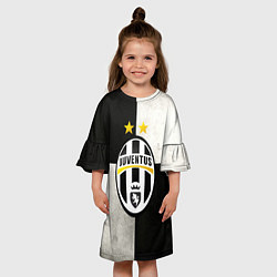 Платье клеш для девочки Juventus FC, цвет: 3D-принт — фото 2