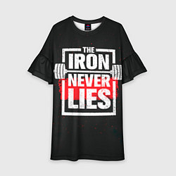 Платье клеш для девочки The iron never lies, цвет: 3D-принт