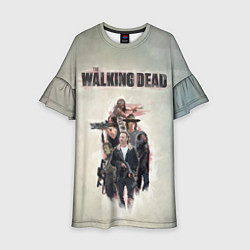 Платье клеш для девочки Walking Dead, цвет: 3D-принт