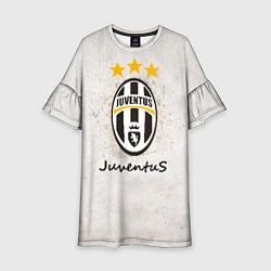 Платье клеш для девочки Juventus3, цвет: 3D-принт