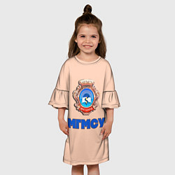 Платье клеш для девочки МГМСУ, цвет: 3D-принт — фото 2