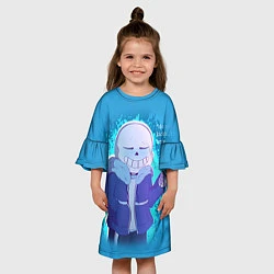Платье клеш для девочки Winter Sans, цвет: 3D-принт — фото 2