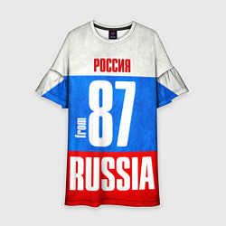 Платье клеш для девочки Russia: from 87, цвет: 3D-принт