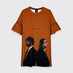Платье клеш для девочки Pulp Fiction, цвет: 3D-принт