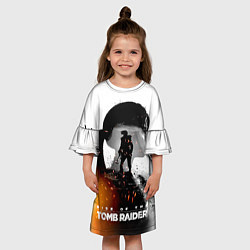 Платье клеш для девочки Rise of the Tomb Raider 1, цвет: 3D-принт — фото 2