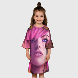 Платье клеш для девочки VI, цвет: 3D-принт — фото 2