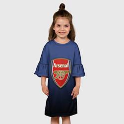 Платье клеш для девочки Арсенал, цвет: 3D-принт — фото 2