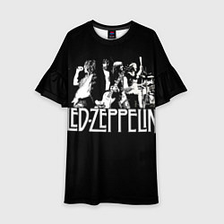 Платье клеш для девочки Led Zeppelin: Mono, цвет: 3D-принт