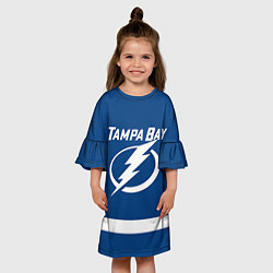 Платье клеш для девочки Tampa Bay: Namestnikov, цвет: 3D-принт — фото 2