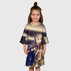 Платье клеш для девочки Alice Schuberg1, цвет: 3D-принт — фото 2