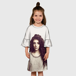 Платье клеш для девочки Lorde Young, цвет: 3D-принт — фото 2