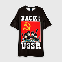 Платье клеш для девочки Back In The USSR, цвет: 3D-принт