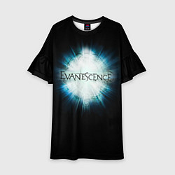 Платье клеш для девочки Evanescence Explode, цвет: 3D-принт