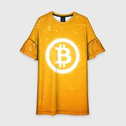 Детское платье Bitcoin Orange