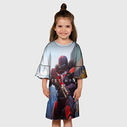 Платье клеш для девочки Destiny, цвет: 3D-принт — фото 2