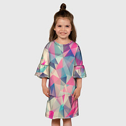 Платье клеш для девочки Pieces, цвет: 3D-принт — фото 2