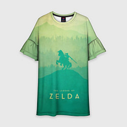 Платье клеш для девочки The Legend of Zelda, цвет: 3D-принт