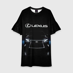 Платье клеш для девочки Lexus, цвет: 3D-принт