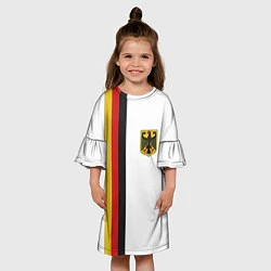 Платье клеш для девочки I Love Germany, цвет: 3D-принт — фото 2