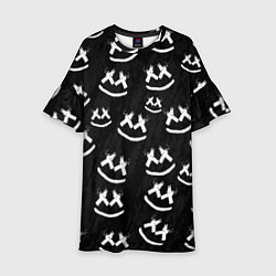 Детское платье Marshmello: Black Pattern