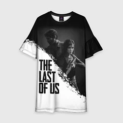 Платье клеш для девочки The Last of Us: White & Black, цвет: 3D-принт