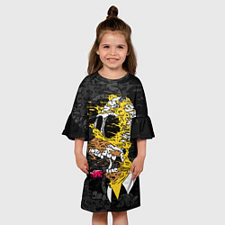 Платье клеш для девочки Liquid Homer, цвет: 3D-принт — фото 2