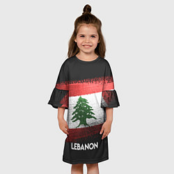 Платье клеш для девочки Lebanon Style, цвет: 3D-принт — фото 2